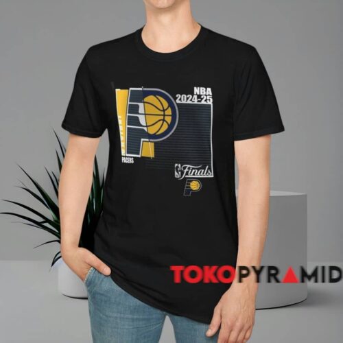 Indiana Pacers 2025 Nba Finals Custom Shirt Black T shirt