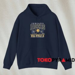 Indiana Pacers 2025 NBA Finals Shirt 2 Indiana Pacers 2025 Nba Finals Shirt Navy Hoodie