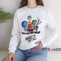 Inside Out 2 New Emotions Poster Shirt 3 Inside Out 2 New Emotions Poster Shirt White Sweatshirt
