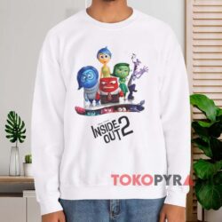 Inside Out 2 New Emotions Poster Shirt 4 Inside Out 2 New Emotions Poster Shirt White Sweatshirt