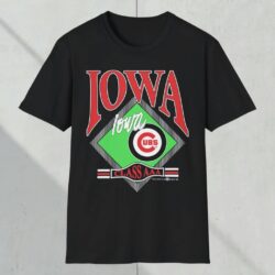 Iowa Cubs Class Aaa Baseball Shirt Black T shirt