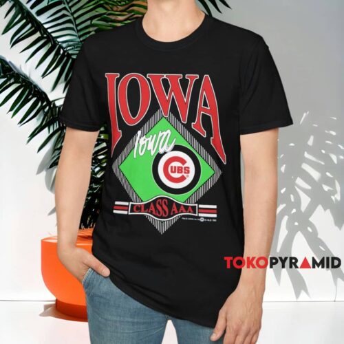Iowa Cubs Class Aaa Baseball Shirt Black T shirt Iowa Cubs Class Aaa Baseball Shirt Black T shirt