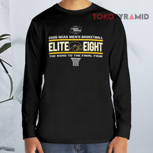 Iowa Hawkeyes 2026 Men’s Basketball Elite 8 Bound Long sleeved