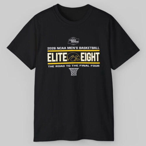 Iowa Hawkeyes 2026 Men’s Basketball Elite 8 Bound T shirt