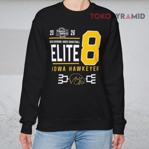 Iowa Hawkeyes Men’s Basketball 2026 Ncaa March Madness Elite 8 Bound Sweatshirt