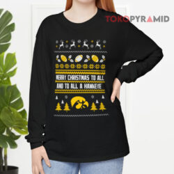 Iowa Hawkeyes Merry Christmas To All Sweatshirt 4 Iowa Hawkeyes Merry Christmas To All Long sleeved