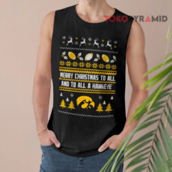 Iowa Hawkeyes Merry Christmas To All Sweatshirt 3 Iowa Hawkeyes Merry Christmas To All Tank Top