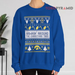 Iowa Hawkeyes Ugly Christmas Blue Sweatshirt
