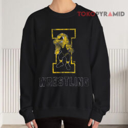 Iowa Hawkeyes Wrestling Herky Canvas Sweatshirt