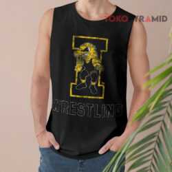 Iowa Hawkeyes Wrestling Herky Canvas Tank Top