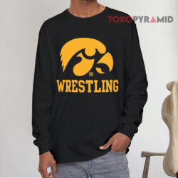 Iowa Hawkeyes Wrestling Logo Shirt 3 Iowa Hawkeyes Wrestling Logo Long sleeved