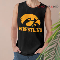 Iowa Hawkeyes Wrestling Logo Tank Top