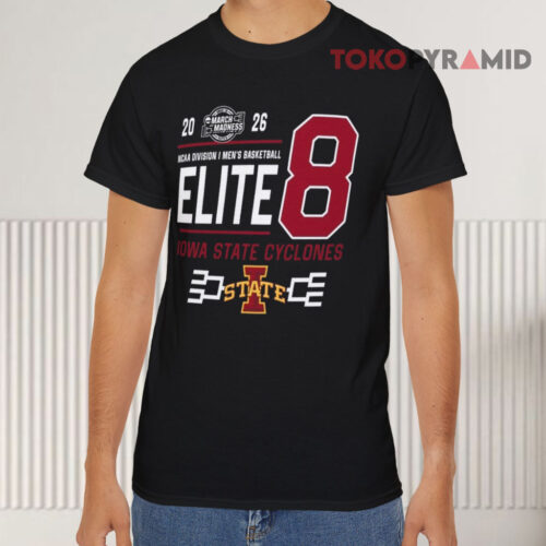 Iowa State Cyclones Elite 8 Bound Black T shirt