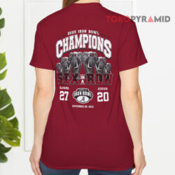 Iron Bowl 2025 T shirt Back