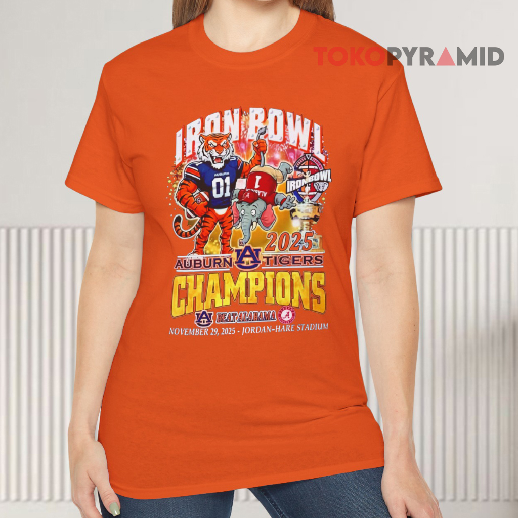 Iron Bowl Champions 2025 Auburn Tigers Beat Alabama Crimson Tide Shirt Iron Bowl Champions 2025 Auburn Tigers Beat Alabama Crimson Tide Shirt