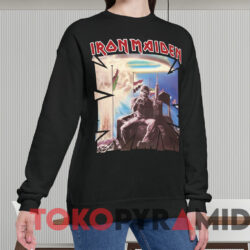 Iron Maiden 2 Minutes To Midnight Powerslave T shirt Black Sweatshirt