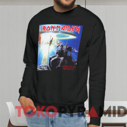 Iron Maiden 2 Minutes To Midnight T-shirt 2 Iron Maiden 2 Minutes To Midnight T shirt Black Sweatshirt