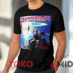 Iron Maiden 2 Minutes To Midnight T shirt Black T shirt