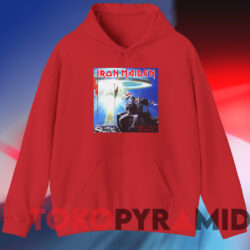 Iron Maiden 2 Minutes To Midnight T-shirt 4 Iron Maiden 2 Minutes To Midnight T shirt Red Hoodie