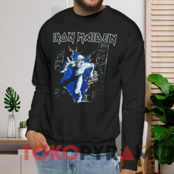Iron Maiden 2007 Powerslave T shirt Black Sweatshirt