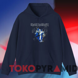 Iron Maiden 2007 Powerslave T-shirt Navy Hoodie