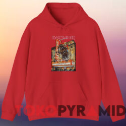 Iron Maiden 2012 Maiden England Chicago T shirt Red Hoodie