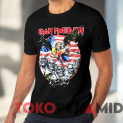 Iron Maiden 2019 Tour Mount Rushmore T shirt Black T shirt