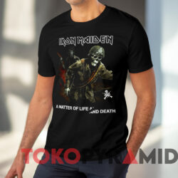 Iron Maiden A Matter Of Life And Death T shirt Black T shirt