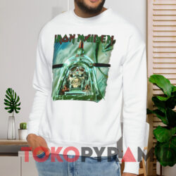 Iron Maiden Aces High T shirt White Sweatshirt