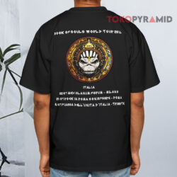 Iron Maiden Book Of Souls Italy Event Shirt 2 Iron Maiden Book Of Souls Italy Event T shirt Back