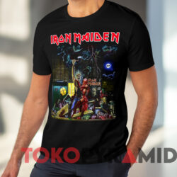 Iron Maiden Bring Your Daughter To The Slaughter T shirt Balck T shirt