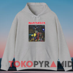 Iron Maiden Bring Your Daughter To The Slaughter T-shirt 4 Iron Maiden Bring Your Daughter To The Slaughter T shirt Grey Hoodie