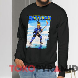 Iron Maiden Canada Hockey Tour T-shirt 2 Iron Maiden Canada Hockey Tour T shirt Black Sweatshirt