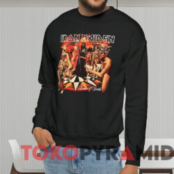 Iron Maiden Dance Of Death World Tour T-shirt 2 Iron Maiden Dance Of Death World Tour T shirt Black Sweatshirt