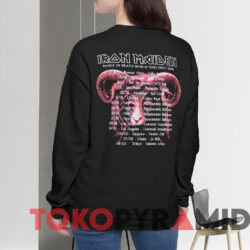 Iron Maiden Dance Of Death World Tour T-shirt 3 Iron Maiden Dance Of Death World Tour T shirt Black Sweatshirt