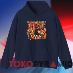 Iron Maiden Dance Of Death World Tour T-shirt 4 Iron Maiden Dance Of Death World Tour T shirt Navy Hoodie