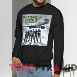 Iron Maiden Flight 666 T shirt Black Sweatshirt