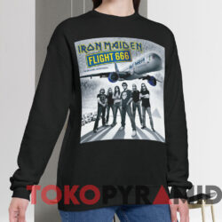 Iron Maiden Flight 666 T shirt Black Sweatshirt