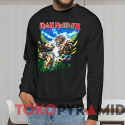 Iron Maiden I Tried To Tackle Eddie At Twickenham T shirt Black Sweatshirt
