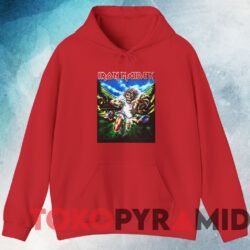 Iron Maiden I Tried To Tackle Eddie At Twickenham T shirt Red Hoodie