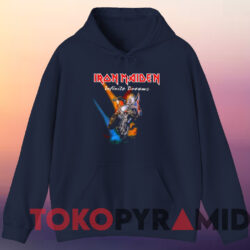Iron Maiden Infinite Dreams T shirt Navy Hoodie