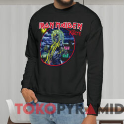 Iron Maiden Killer World Tour 1981 T-shirt 2 Iron Maiden Killer World Tour 1981 T shirt Black Sweatshirt