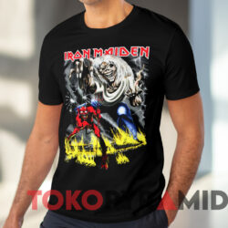 Iron Maiden Legacy Of The Beast European Tour T shirt Black T shirt