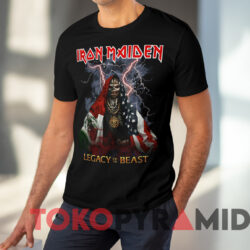 Iron Maiden Legacy Of The Beast Halloween T shirt Black T shirt