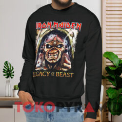 Iron Maiden Legacy Of The Beast Pilot Eddie T shirt Black Sweatshirt
