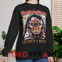 Iron Maiden Legacy Of The Beast Pilot Eddie T shirt Black Sweatshirt
