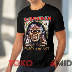 Iron Maiden Legacy Of The Beast Pilot Eddie T shirt Black T shirt