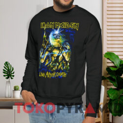 Iron Maiden Live After Death T shirt Black Sweatshirt