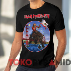 Iron Maiden Maiden England California 2012 Tour T shirt Black T shirt