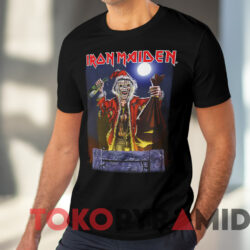 Iron Maiden No Prayer For Christmas T shirt Black T shirt